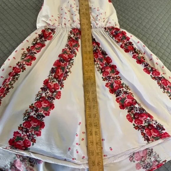 Free People Backless  Floral Mini-Dress - Picture 6 of 9